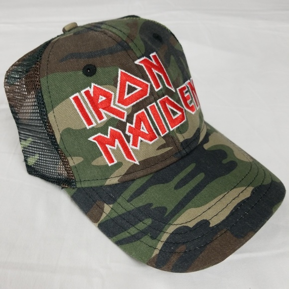 Iron Maiden Licensed Trucker Hat Cap Band Merch - Picture 1 of 8